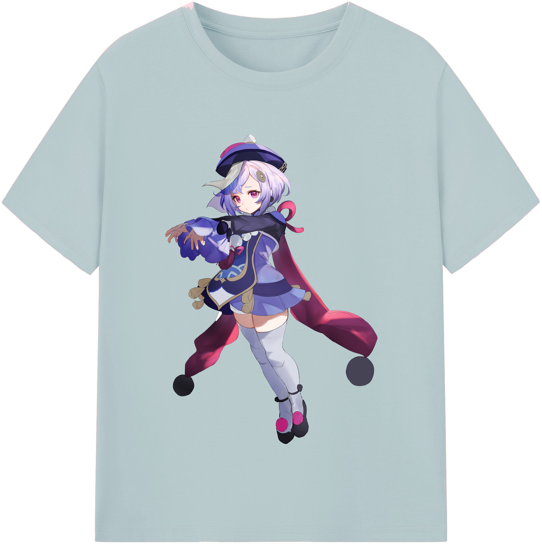 げんし神 七七 なな  genshin Nana 綿100％半袖Tシャツ（フロントプリント）